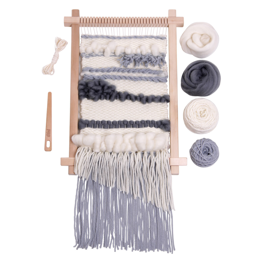 Ensemble d'introduction au tissage sur cadre