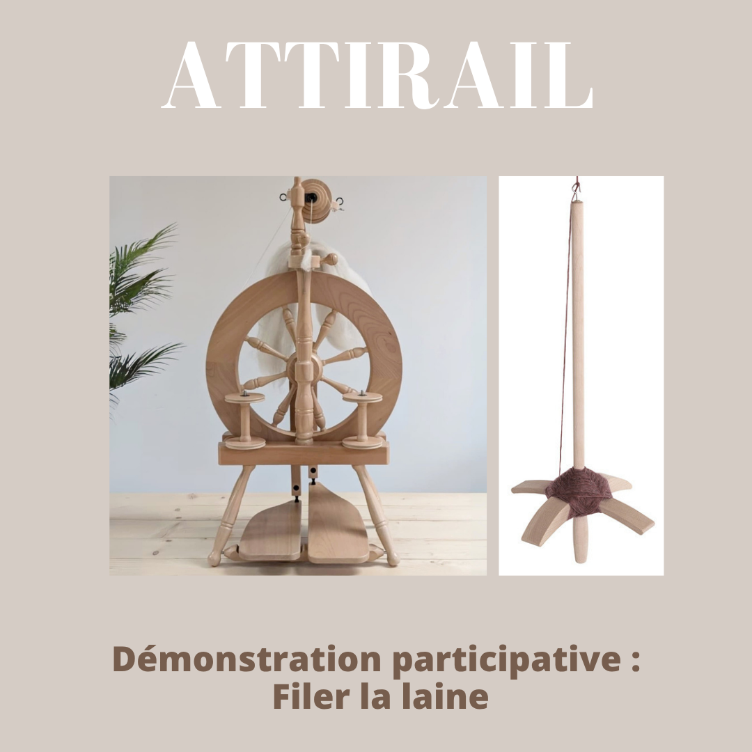 Démonstration participative - Filer la fibre