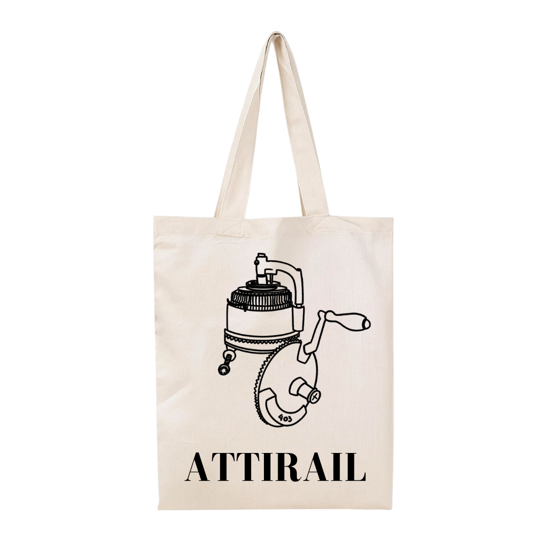 Sac sérigraphie - Rouet ancien