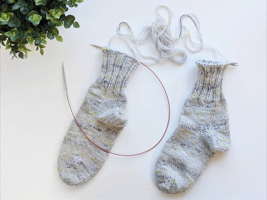 Comment tricotez vous vos chaussette