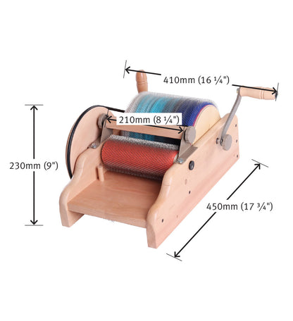 Cardeuse à rouleaux fibre standard et fine
