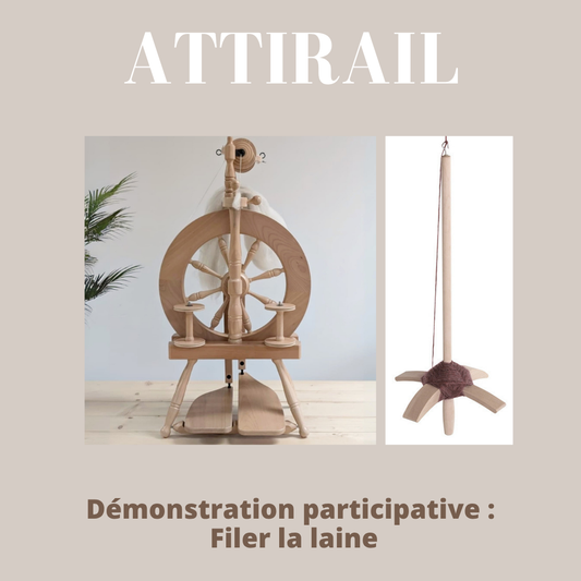 Démonstration participative - Filer la fibre