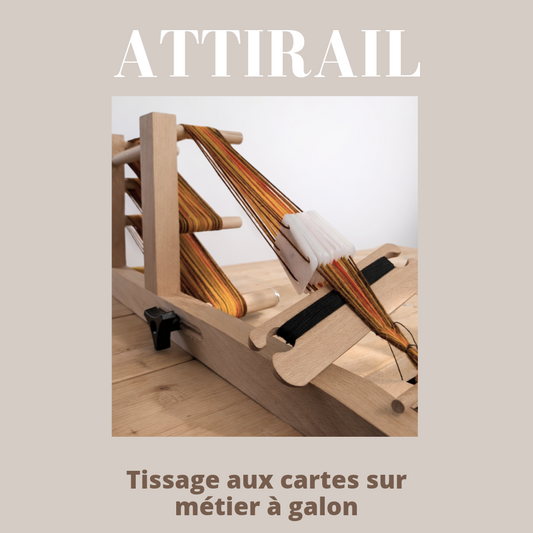 Tissage aux cartes sur métier à gallon