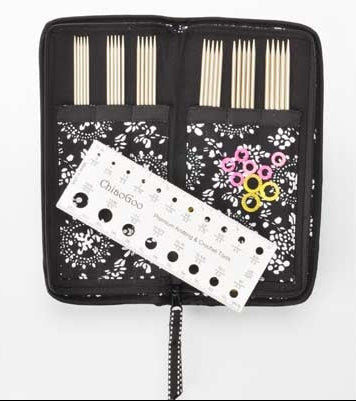 Ensemble aiguilles double-pointe