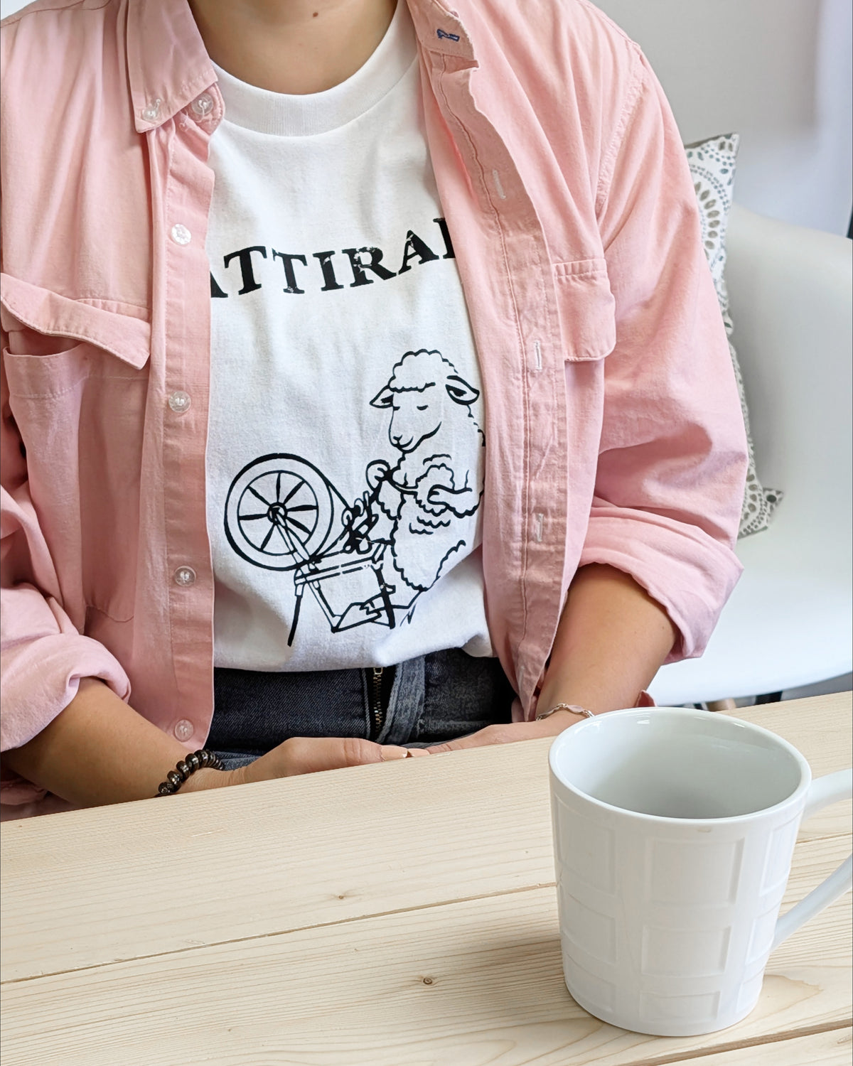 T-shirt - Mouton filant sérigraphié