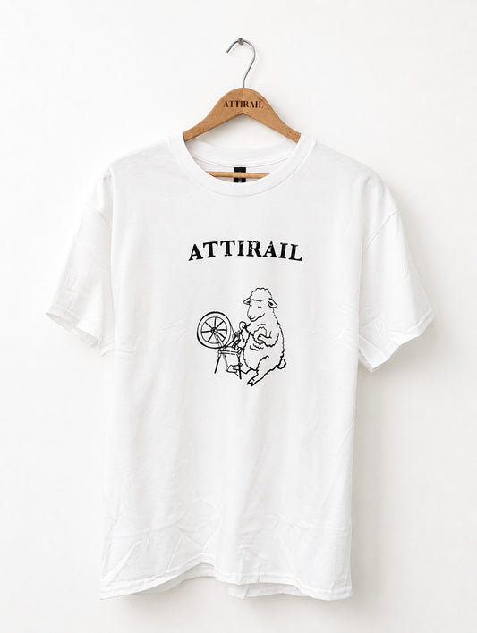 T-shirt - Mouton filant sérigraphié