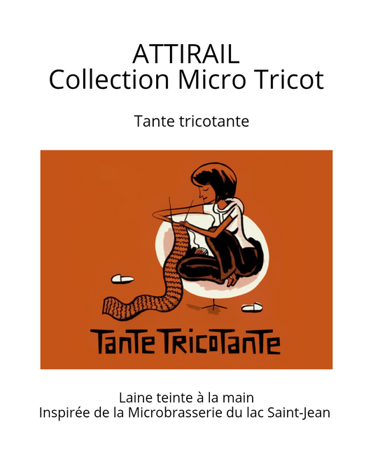 Laine teinte à la main - Tante Tricotante
