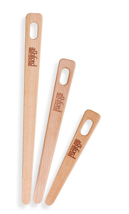 Aiguille à tissage en bois