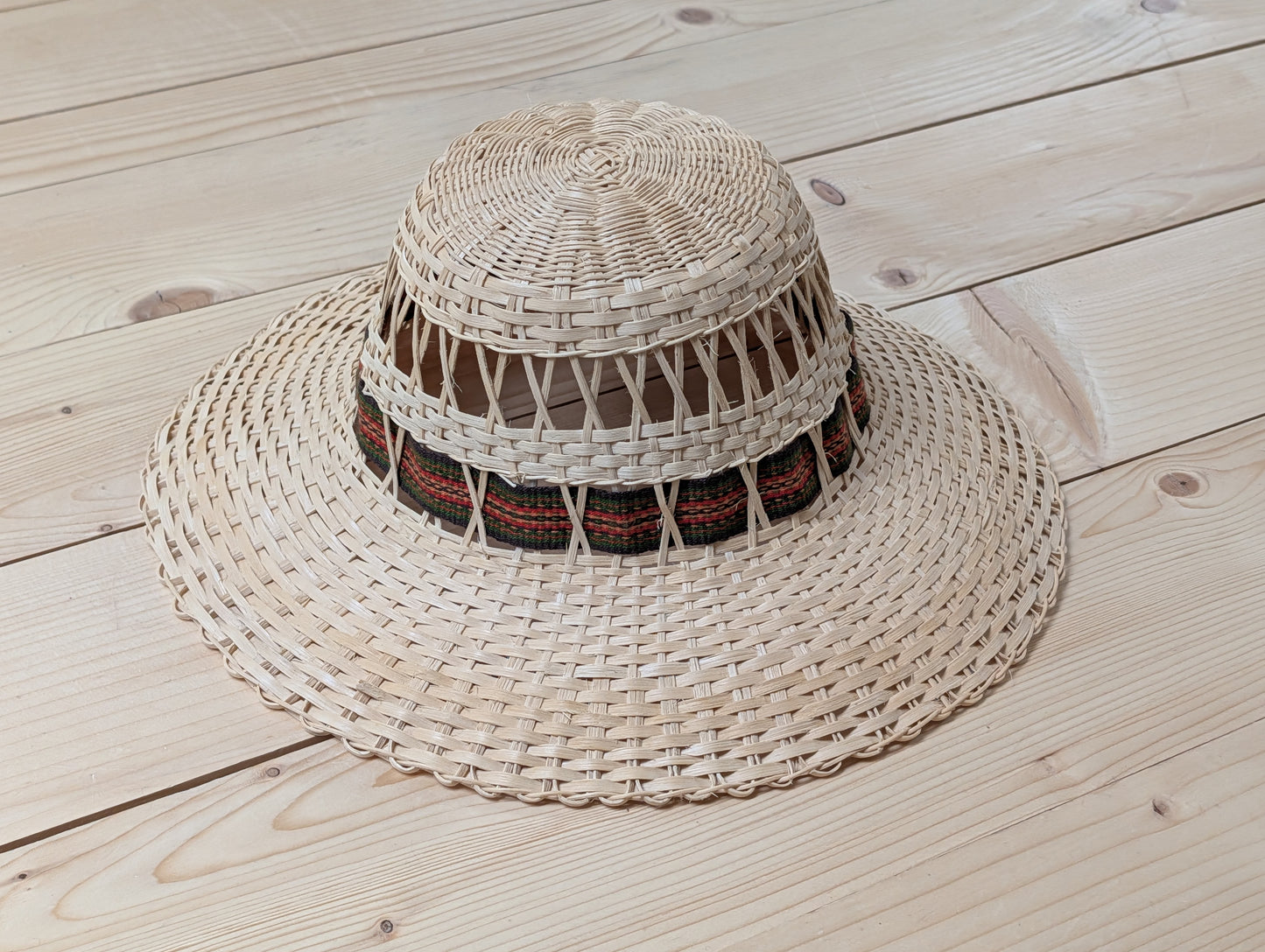 Pièce unique - Chapeau de paille - Galon tissé