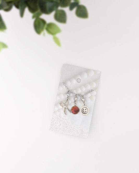 Bracelet breloque feutrées