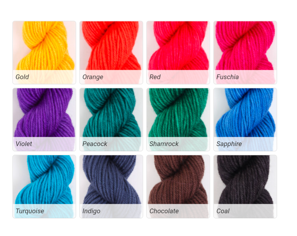 Teinture - Ensemble couleur variées