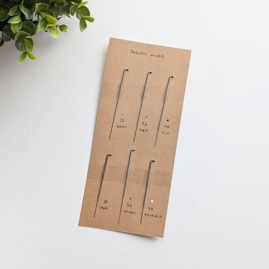 Aiguille à feutrer - paquet mixte