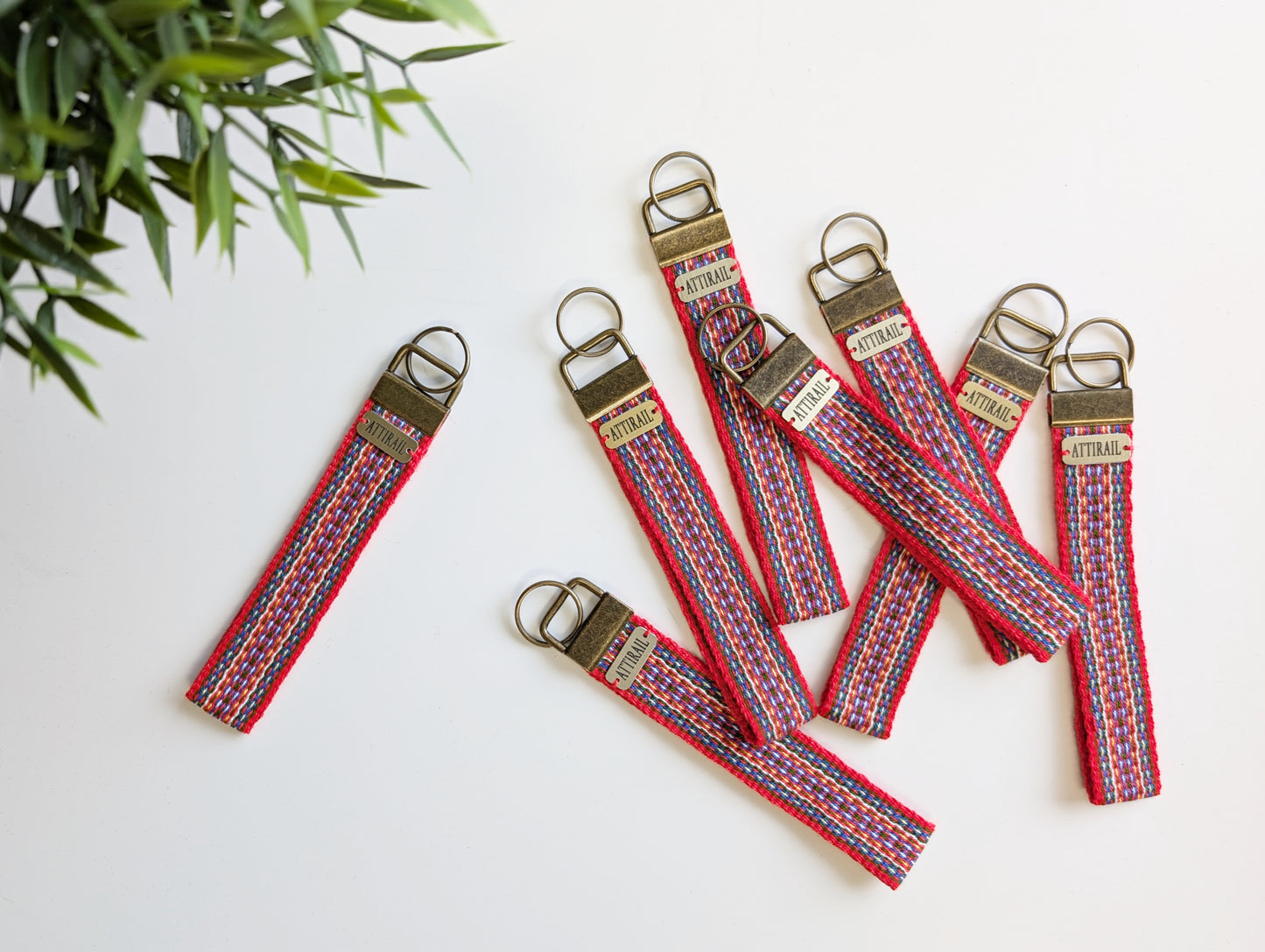 Porte-clés tissé - Ceinture fléchée