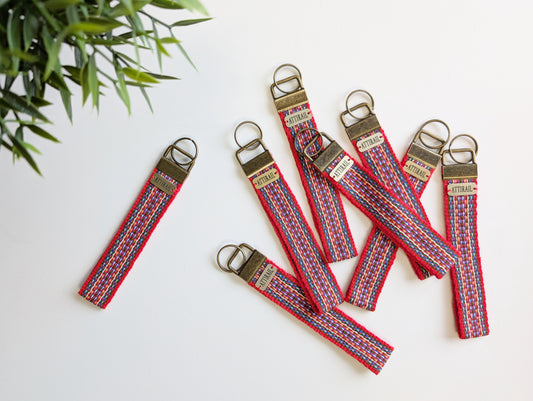 Porte-clés tissé - Ceinture fléchée